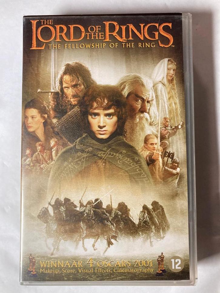 THE LORD OF THE RINGS THE FELLOWSHIP OF THE RING (VHS), Cd's en Dvd's, VHS | Film, Gebruikt