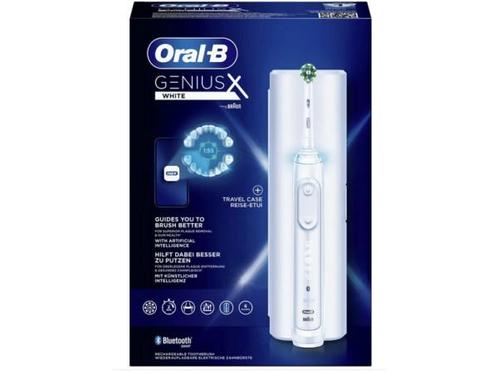 Veiling - Oral-B Genius X Elektrische Tandenborstel Wit, Bijoux, Sacs & Beauté, Beauté | Soins de la bouche