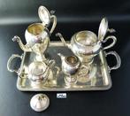 Koffie- en theeservies - Konvolut - fünfteilig - .800 zilver, Antiek en Kunst