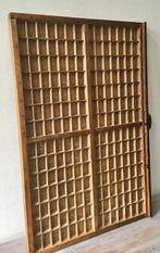 Rek - letterbak in hout - printers letter tray