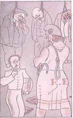 Franse politiek in 1933 op spotprent (lijst optie, Lithos), Antiek en Kunst, Verzenden