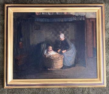 Lambert van de Tonge (1871-1937) - Moeder met kind in een