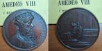 Italië. Amedeo VIII. Bronze medal s.d. (1864/65) - Serie, Postzegels en Munten, Munten en Bankbiljetten | Toebehoren
