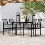 vidaXL 5-delige Tuinset zwart, Verzenden, Nieuw, Tuinset