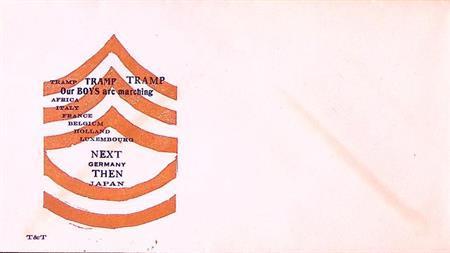 Amerikaanse envelop WWII (lijst optie), Verzamelen, Militaria | Tweede Wereldoorlog, Foto of Poster, Verzenden