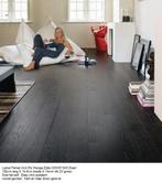 Meerdere Lagen Lamel Parket click Eik Wenge Zijde geolied, Parket, 75 m² of meer, Zwart, Nieuw