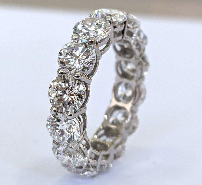 Zonder Minimumprijs - Eeuwigheidsring - 14 karaat Witgoud -, Handtassen en Accessoires, Antieke sieraden