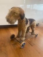 Steiff - Pluche speelgoed Antiker großer Foxterrier auf