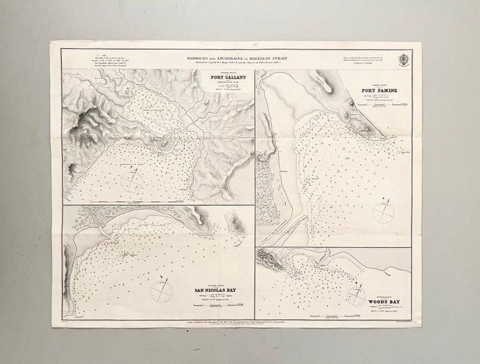 Chili - Straat van Magellaan; Captain R.C. Mayne / The, Boeken, Atlassen en Landkaarten