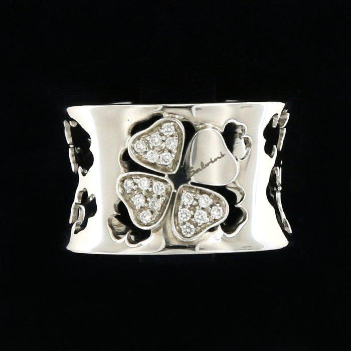 Salvini - Ring - 18 karaat Witgoud - 0.14ct. tw. Diamant, Bijoux, Sacs & Beauté, Bagues