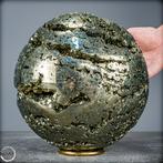 Natuurlijk gouden pyriet van eerste kwaliteit. Sphere-