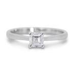 Bague - 18 carats Or blanc -  1.07ct. tw. Diamant, Handtassen en Accessoires