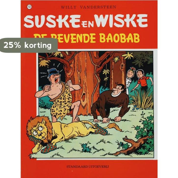 De bevende Baobab / Suske en Wiske / 152 9789002128981, Boeken, Stripverhalen, Gelezen, Verzenden