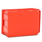 Gebruikte Magazijnbak kunststof met grijpopening stapelbaar, Doe-het-zelf en Bouw, Kratten en Dozen, Ophalen of Verzenden, Gebruikt