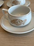 Koffie- en theeservies (12) - 6 Oude Gold Turtle