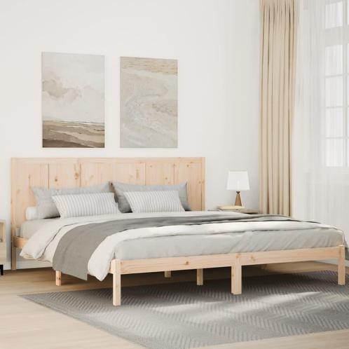 vidaXL Cadre de lit extra long sans matelas 180x220 cm, Huis en Inrichting, Slaapkamer | Bedden, Verzenden