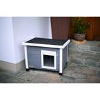Maison pour chat rustica, blanc/gris, 57x42x45cm - kerbl