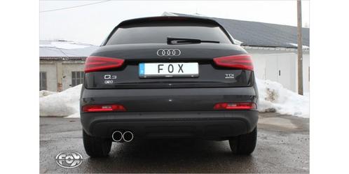 FOX Audi Q3 quattro diesel einddemper - 2x80 type 16, Autos : Pièces & Accessoires, Systèmes d'échappement, Envoi