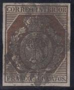 Spanje 1853 - Schild van Spanje. 3 kwartier, brons. - Edifil