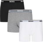 BOSS Boxershorts Power 3-Pack 999 maat L Heren, Verzenden, Wit, BOSS, Boxer