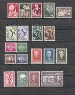België 1955/1959 - Postzegels, series en vel van de periode, Postzegels en Munten, Gestempeld