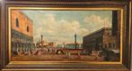 Italiaanse school (XX) - Piazza San Marco a Venezia, Antiek en Kunst