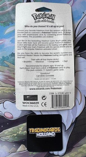 Pokémon - 1 Booster pack - Pokemon Base Set Blister Booster beschikbaar voor biedingen