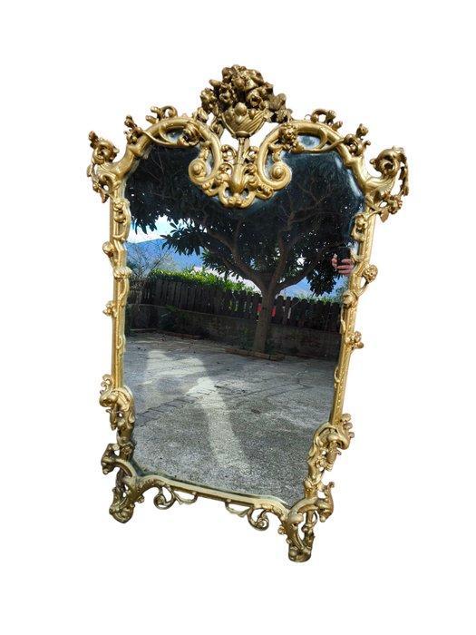 Wandspiegel - Hout, Glas, Antiek en Kunst, Antiek | Overige Antiek