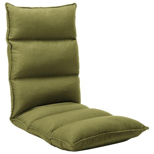 vidaXL Vloerstoel inklapbaar stof groen, Huis en Inrichting, Stoelen, Nieuw, Verzenden