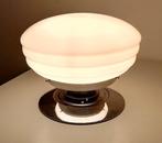 Lampe - Art déco 1930 - Verre dopale stratifié - Acier, Antiek en Kunst