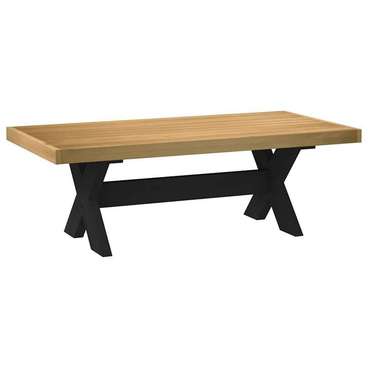 NOAIN Salontafel 120x60cm | Retour Deal | Massief Hout Nu!, Huis en Inrichting, Tafels | Salontafels, 50 tot 100 cm, Nieuw, Grenenhout