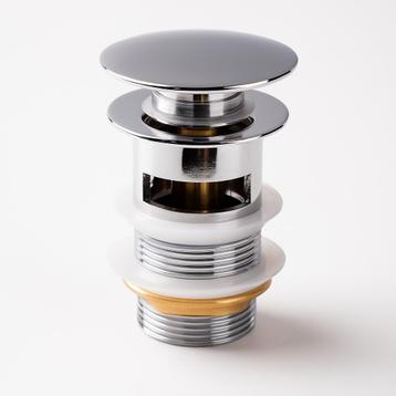 Afvoerplug Chroom Pop up Plug voor Wastafel Overloop