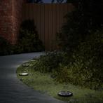 vidaXL Grondlampen 12 st solar met grondpennen warmwit, Verzenden, Nieuw