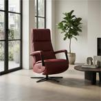 Leren elektrisch relaxfauteuil Core - Massif Rubino, Bohemian, Industrieel, Modern, Scandinavisch, Nieuw, Ophalen of Verzenden