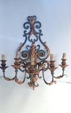 Applique murale - Fer forgé - Grande (75 cm) applique de, Antiquités & Art, Curiosités & Brocante