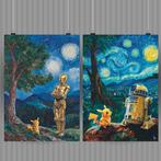 ANDSAL - (LOT of 2) Van Gogh Tribute Pikachu with C-3PO and, Nieuw