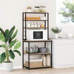 vidaXL Keukenplank Sonoma Eik 80 x 40 x 168 cm Bewerkt hout, Huis en Inrichting, Verzenden, Nieuw