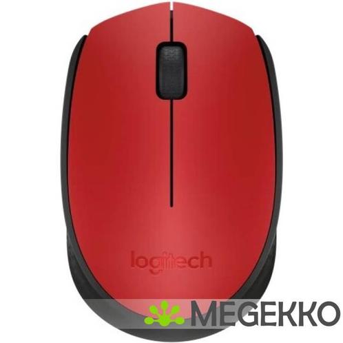 Logitech M171 Rood Draadloze Muis, Computers en Software, Overige Computers en Software, Nieuw, Verzenden