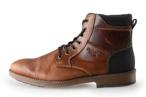 Rieker Veterboots in maat 41 Bruin | 5% extra korting, Kleding | Heren, Schoenen, Bruin, Zo goed als nieuw, Boots, Verzenden