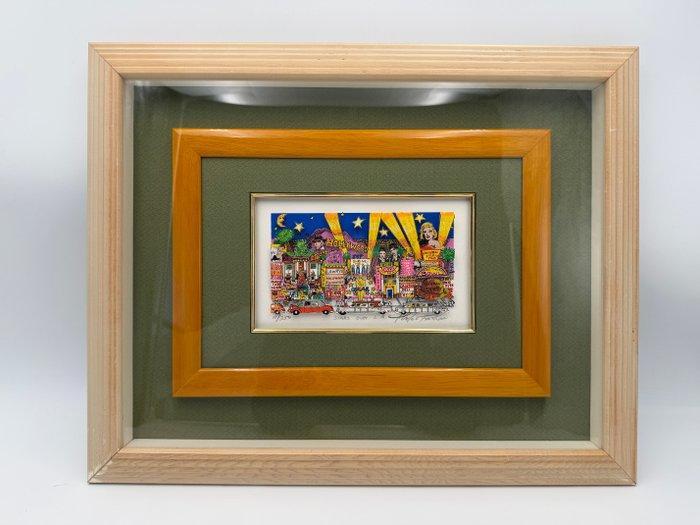 Charles Fazzino (1955) - Stars over L.A. / 3D silkscreen, Antiek en Kunst, Kunst | Designobjecten