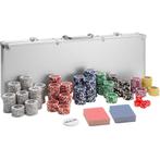 Pokerset - zilver, 500-delig, Hobby & Loisirs créatifs, Jeux de société | Jeux de plateau, Verzenden