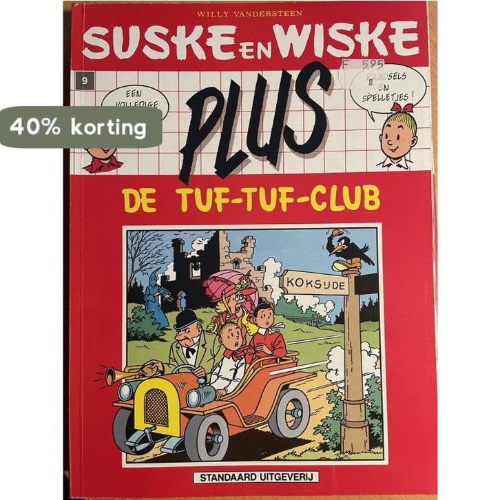 Suske en Wiske Plus no 9 - Tuftufclub en raadsels en, Boeken, Stripverhalen, Gelezen, Verzenden