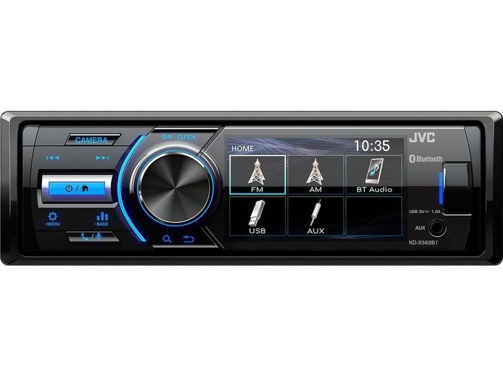 JVC KD-X561DBT - Mechless DAB+ autoradio met 3, Auto diversen, Autoradio's, Nieuw, Verzenden