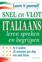 Snel en vlot Italiaans leren spreken en begrijpen, Boeken, Kunst en Cultuur | Beeldend, Gelezen, E. Smith, Verzenden