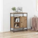 vidaXL Sideboard Artisan Eiken 69x35x80 cm Gemaakt van, Huis en Inrichting, Verzenden, Nieuw
