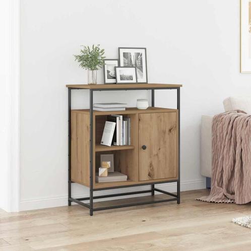 vidaXL Sideboard Artisan Eiken 69x35x80 cm Gemaakt van, Huis en Inrichting, Kasten | Dressoirs, Nieuw, Verzenden