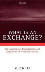 What is an Exchange? 9780198288404 Ruben Lee, Verzenden, Ruben Lee