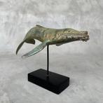 sculptuur, NO RESERVE PRICE - Blue Whale Sculpture - 18 cm -, Antiek en Kunst