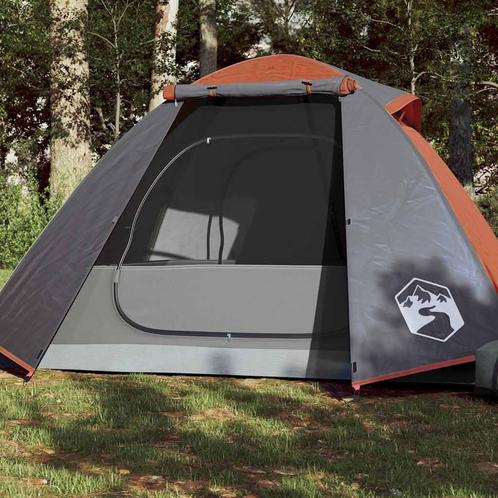 vidaXL Koepeltent 2-persoons waterdicht oranje, Caravans en Kamperen, Tenten, Nieuw, Verzenden