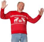 2dekans | Dressforfun Kersttrui sneeuwpret rood-wit M -, Diversen, Ophalen of Verzenden, Nieuw